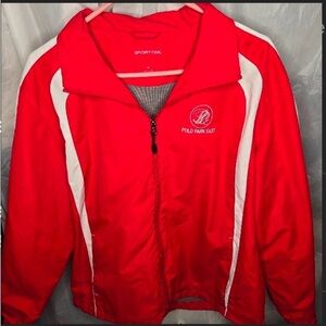 Red and White Sport-Tek Jacket